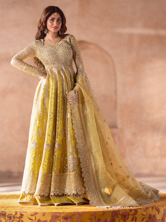 D-606  from Sona Gachi Unstitched Luxury Formals by Bin Ilyas at #VogueClothingStudio