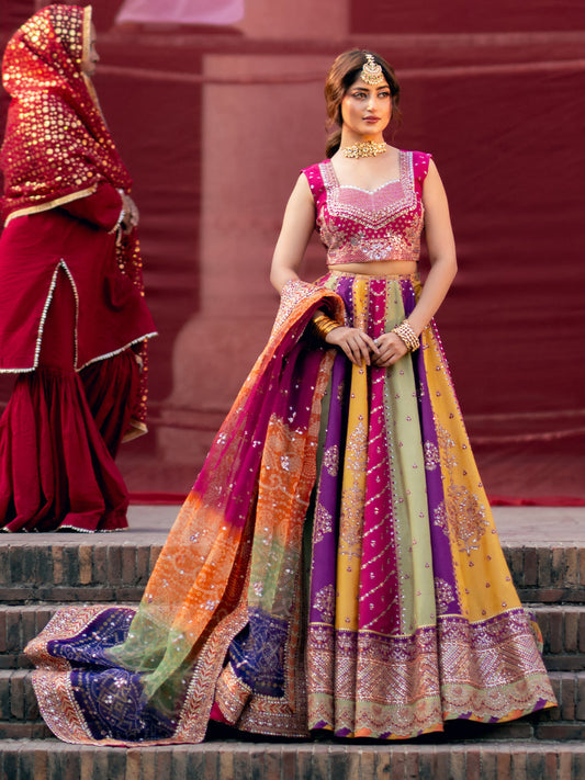 D-607  from Sona Gachi Unstitched Luxury Formals by Bin Ilyas at #VogueClothingStudio