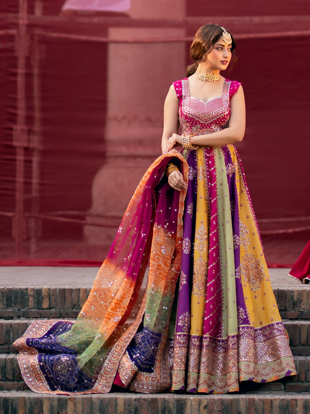 D-607  from Sona Gachi Unstitched Luxury Formals by Bin Ilyas at #VogueClothingStudio
