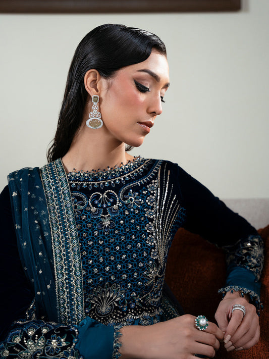 CELESTINE - Solene - Luxury Velvets by Faiza Faisal at #VogueClothingStudio