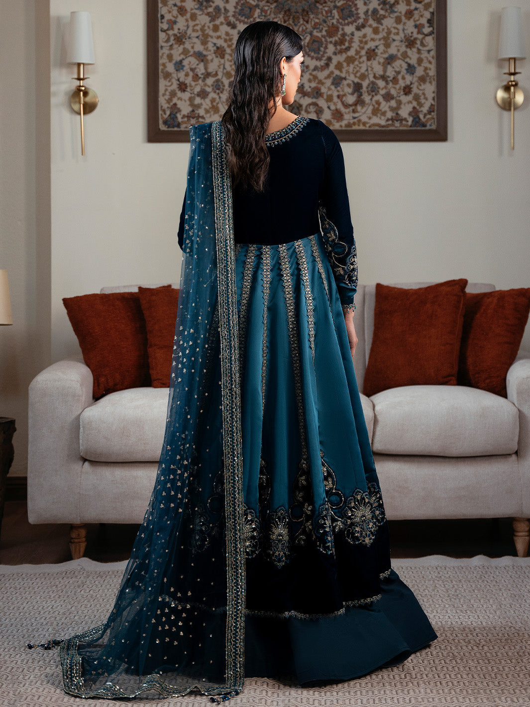 CELESTINE - Solene - Luxury Velvets by Faiza Faisal at #VogueClothingStudio
