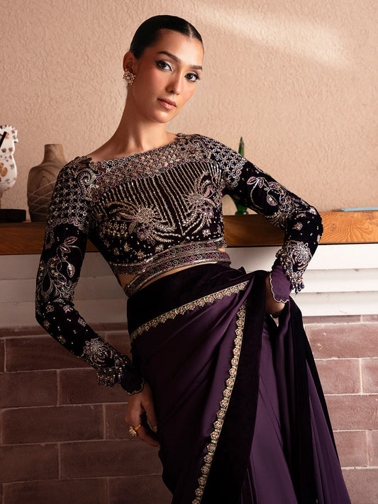 VELORA - Solene - Luxury Velvets by Faiza Faisal at #VogueClothingStudio