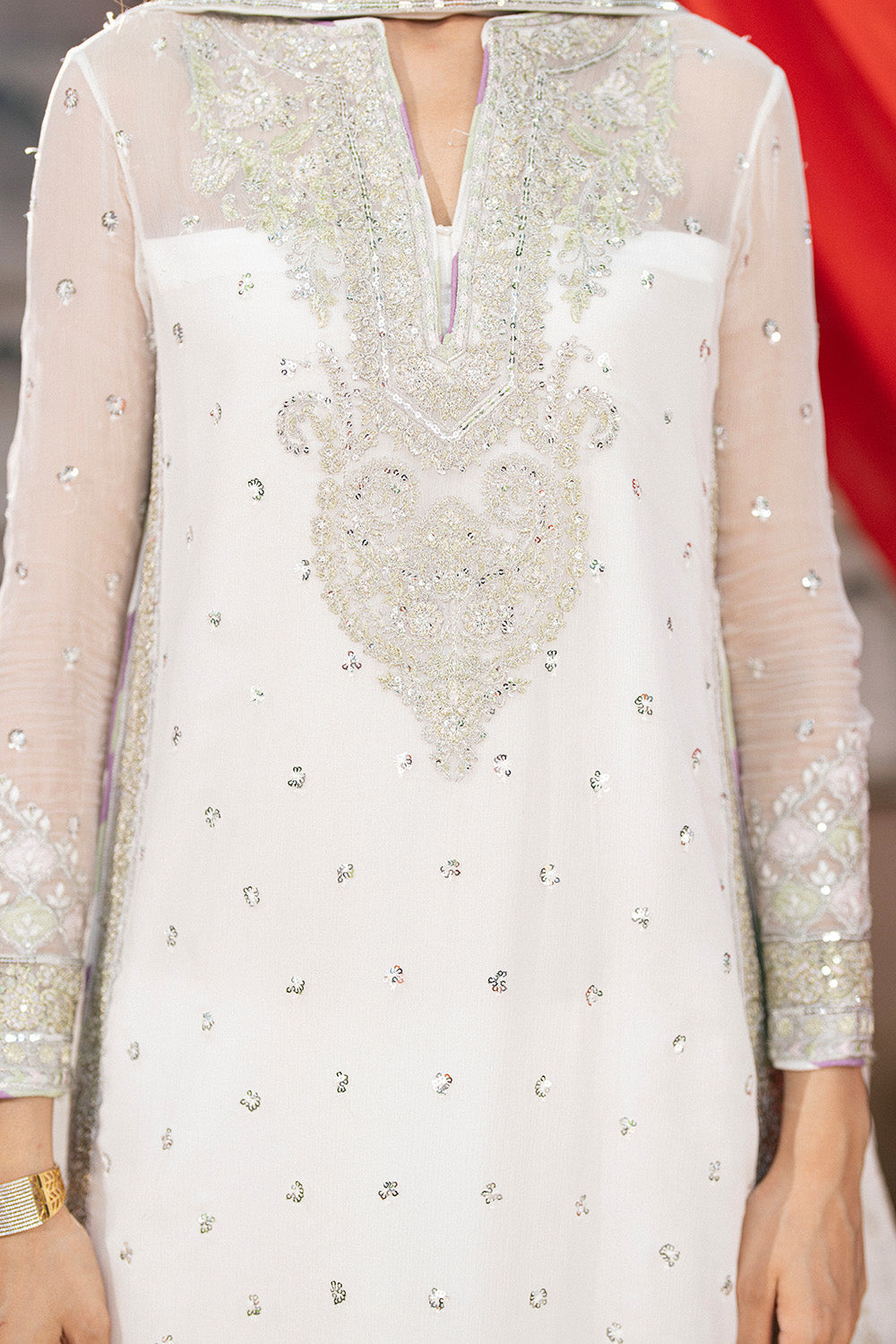 3 Piece Embroiderd Chiffon GAMINI - FSU5641