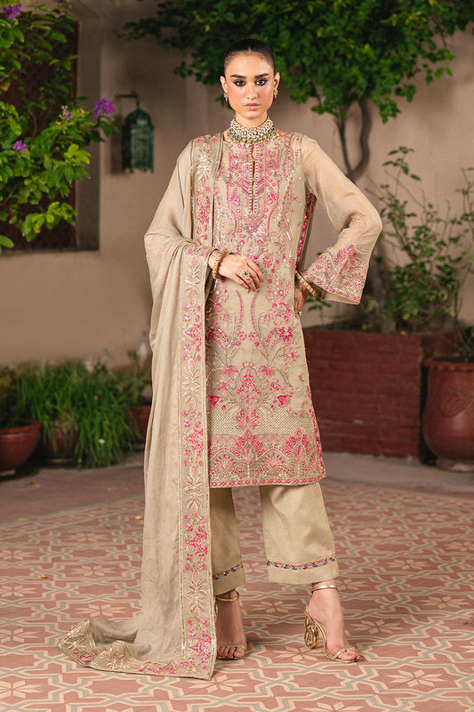 3 Piece Embroiderd Chiffon GANDHARIKA - FSU5643