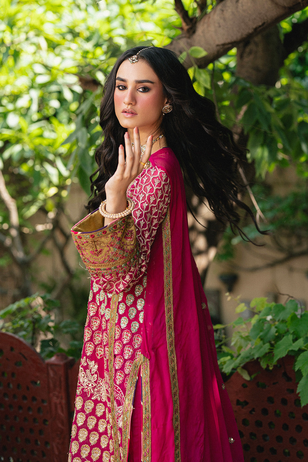 3 Piece Embroiderd Chiffon GANGA - FSU5644