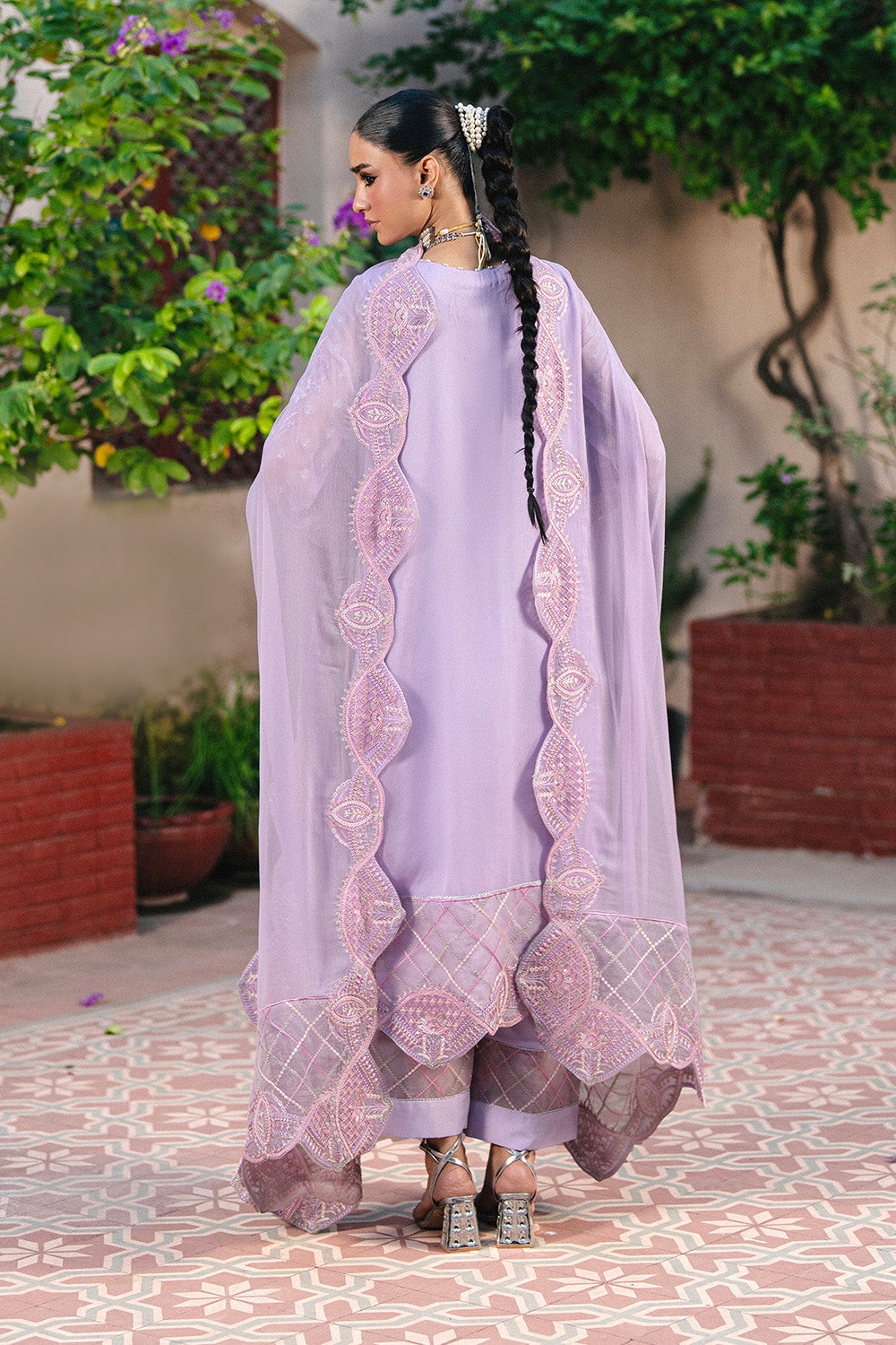 3 Piece Embroiderd Chiffon GAURI - FSU5647
