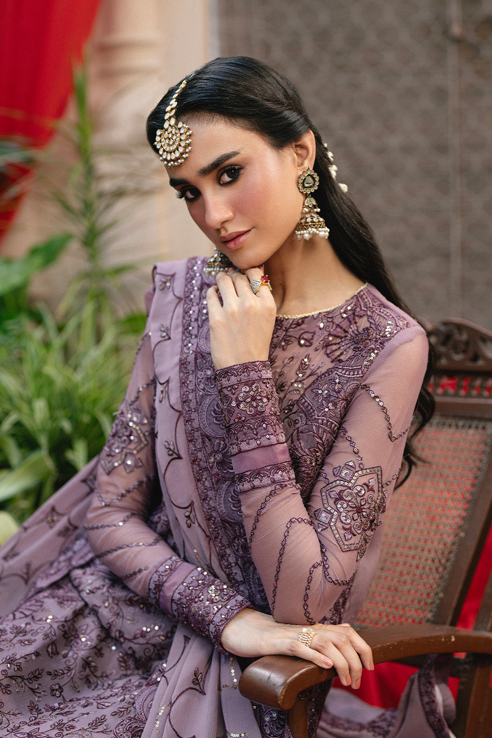 3 Piece Embroiderd Chiffon GEETANJALI - FSU5649