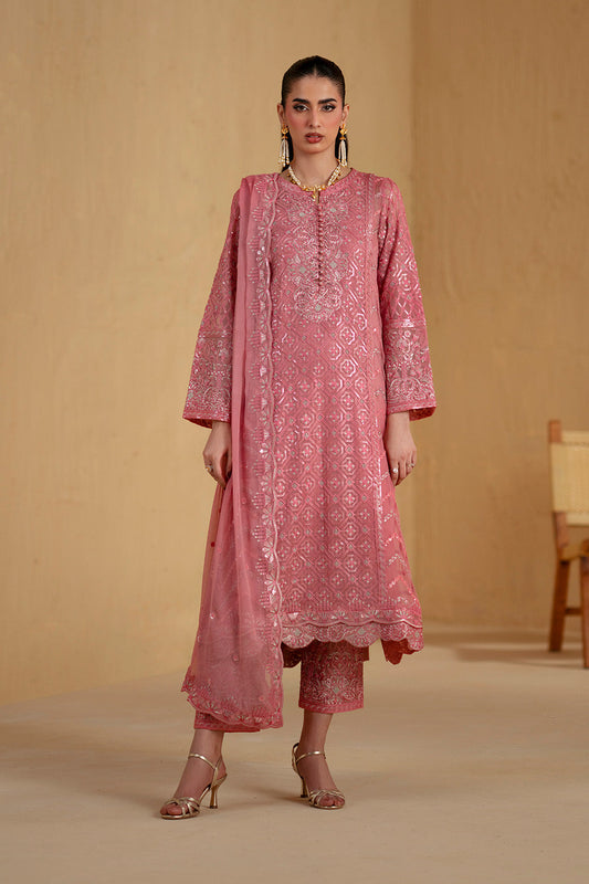 3 Piece Embroiderd Chiffon NUBIA - FSU5662