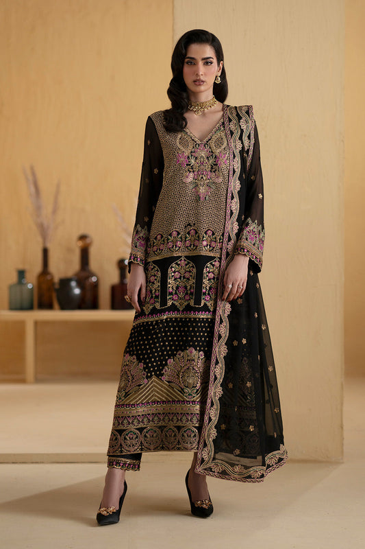3 Piece Embroiderd Chiffon MERNEITH - FSU5665