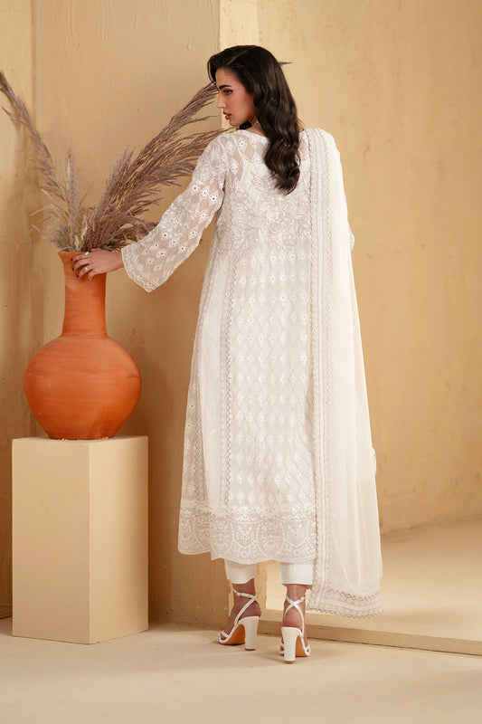 3 Piece Embroiderd Chiffon HEBA - FSU5669