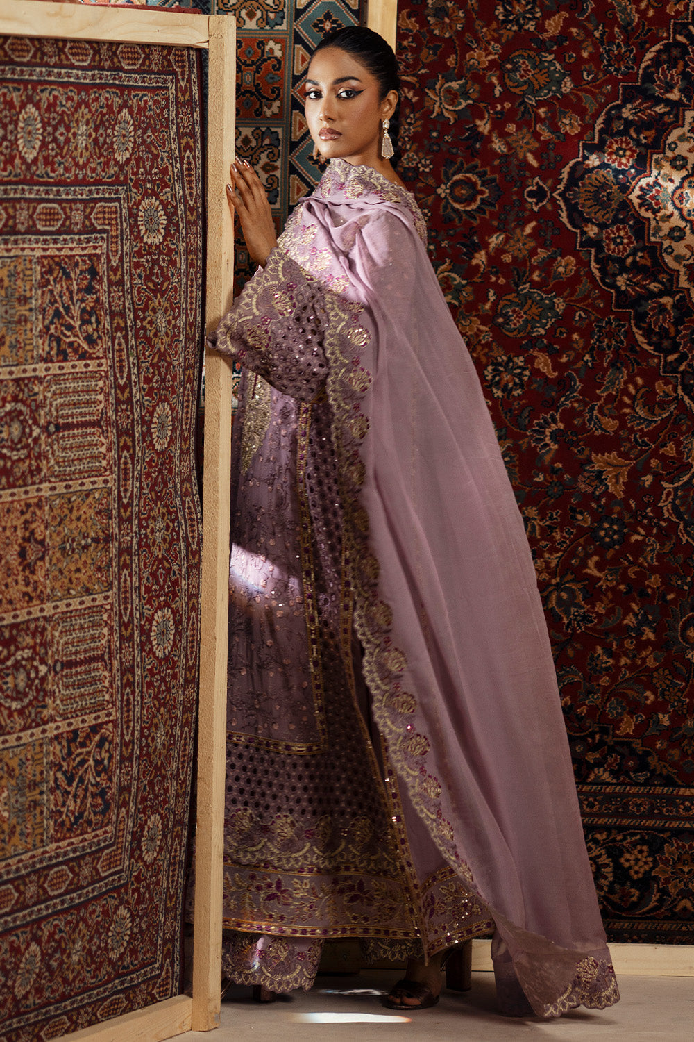 3 Piece Embroidered Chiffon ALIZA - FSU5633