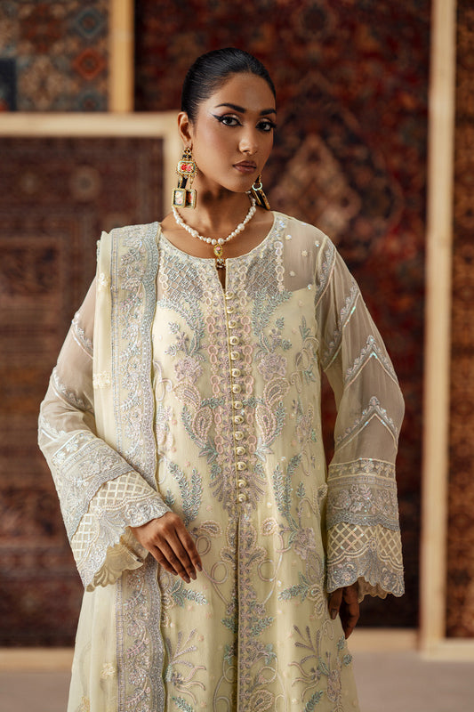 3 Piece Embroidered Chiffon ARDETH - FSU5637