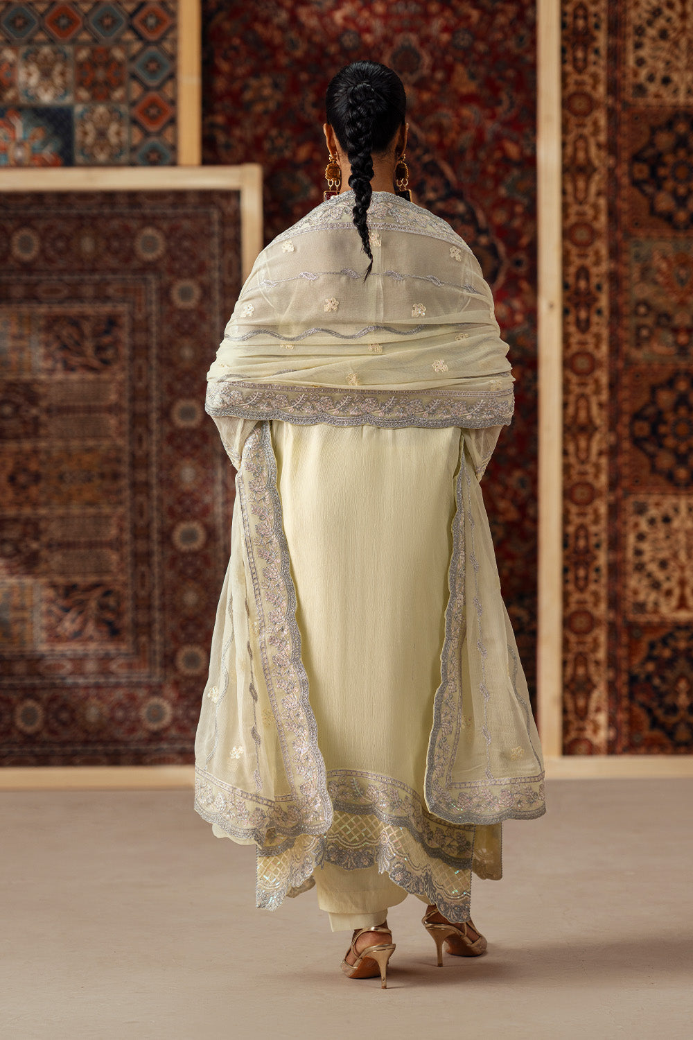 3 Piece Embroidered Chiffon ARDETH - FSU5637