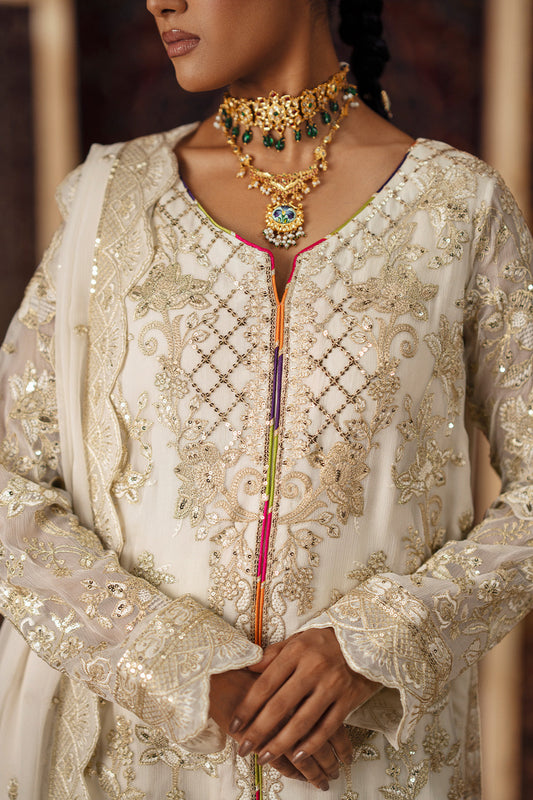 3 Piece Embroidered Chiffon AYALA - FSU5639