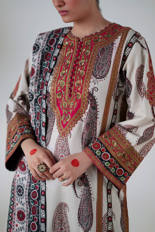 3 Piece Embroidered Khaddar ZOHAL - FSU5678