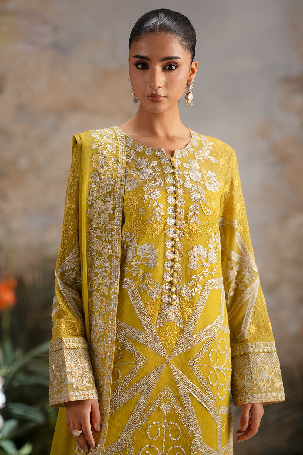 3-Piece-Embroiderd-Chiffon OLICHUDAR - FWU5692