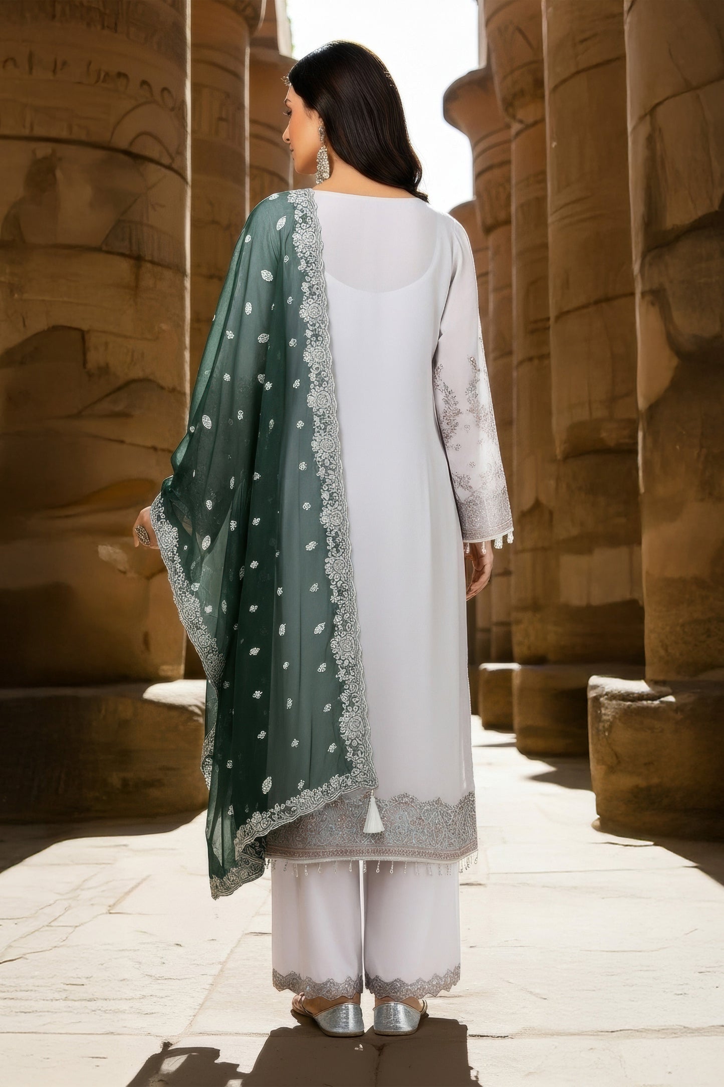 I-240 Selin - Mehr-e-Mah by Imrozia at #VogueClothingStudio