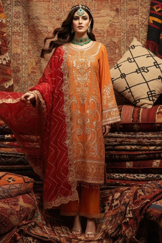 I-244 Esmara- Mehr-e-Mah by Imrozia at #VogueClothingStudio