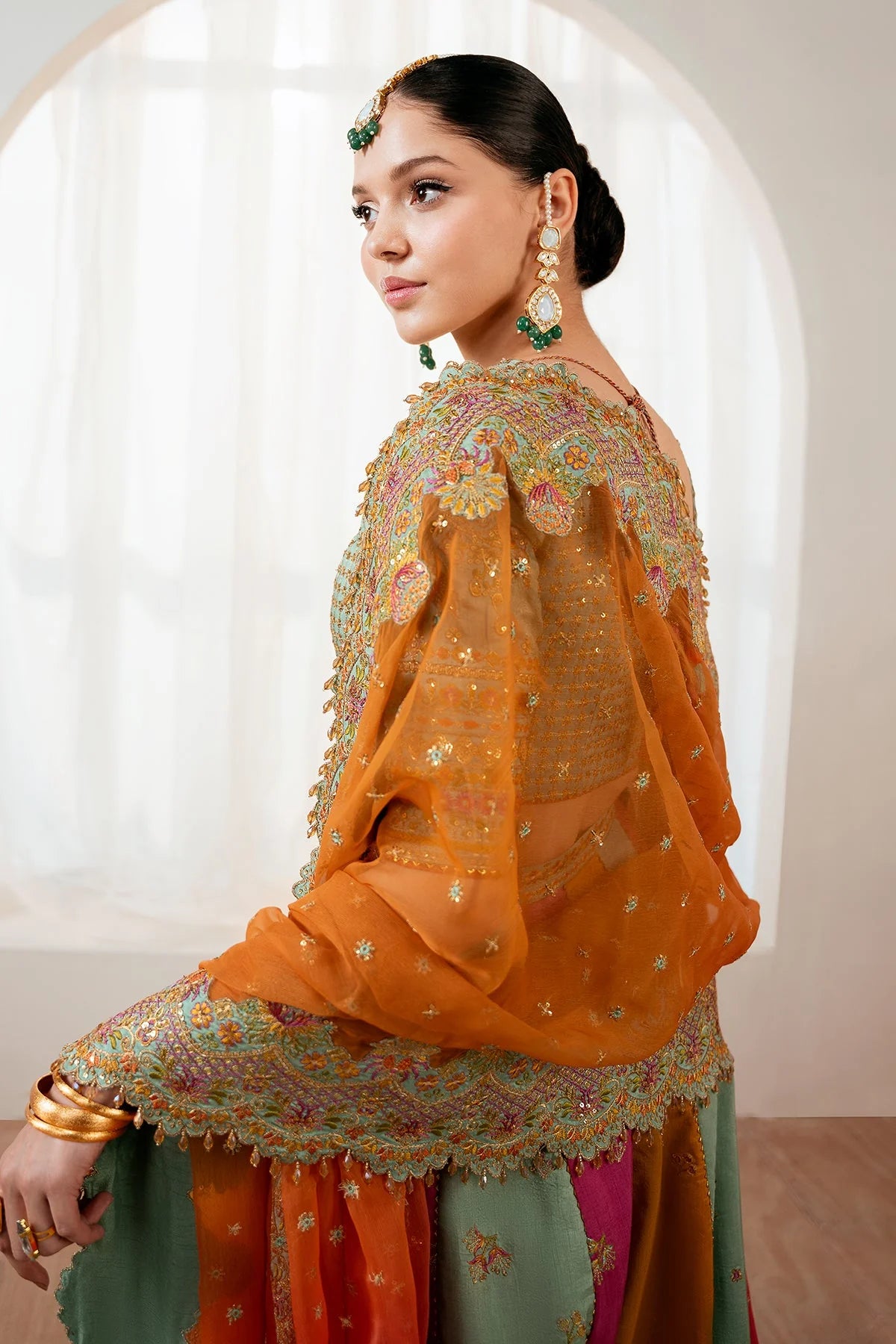 EMBROIDERED SILK UF-4036