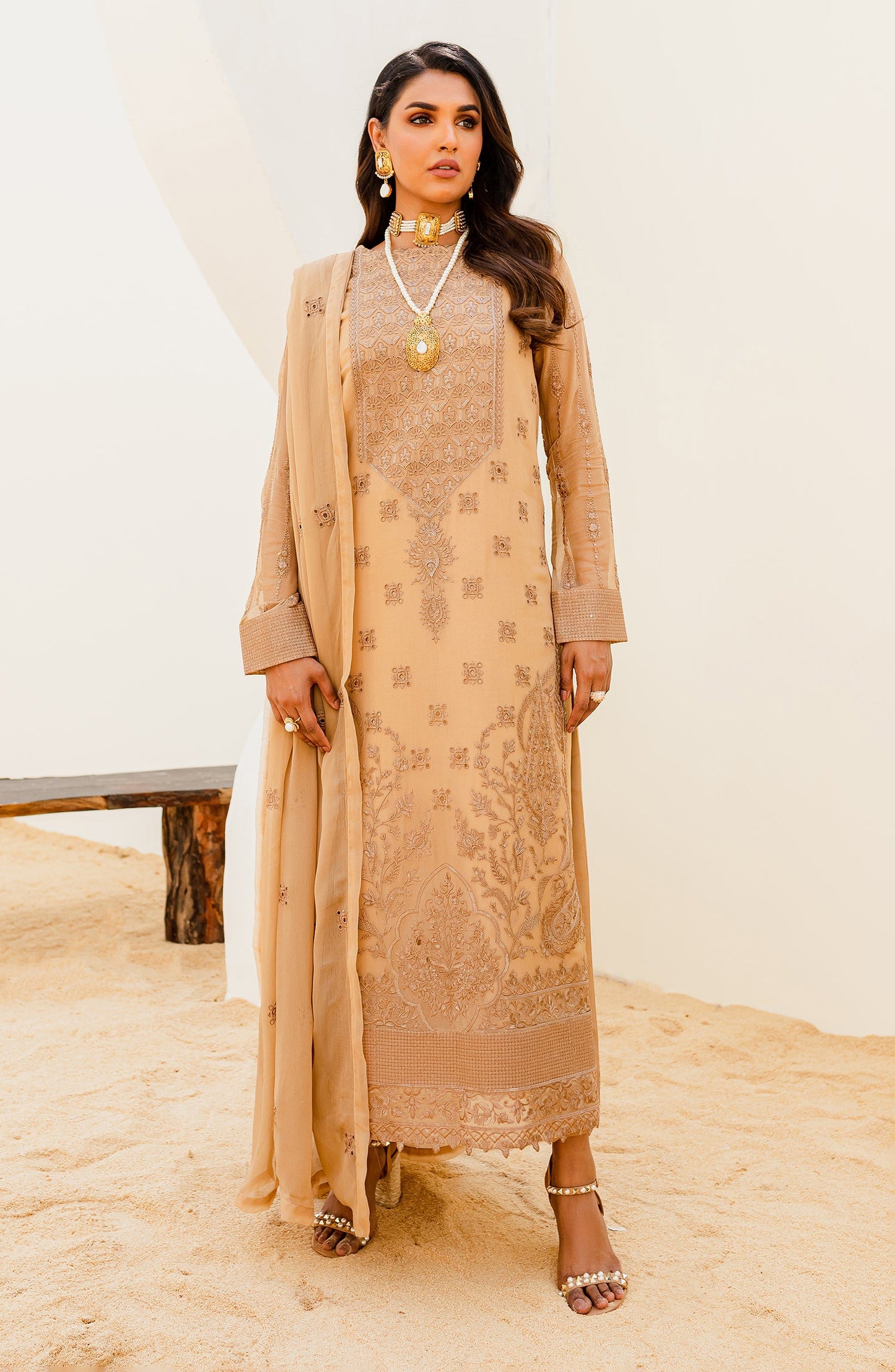 Luxury Chiffon Collection -DESERT DUST (QS23-501)