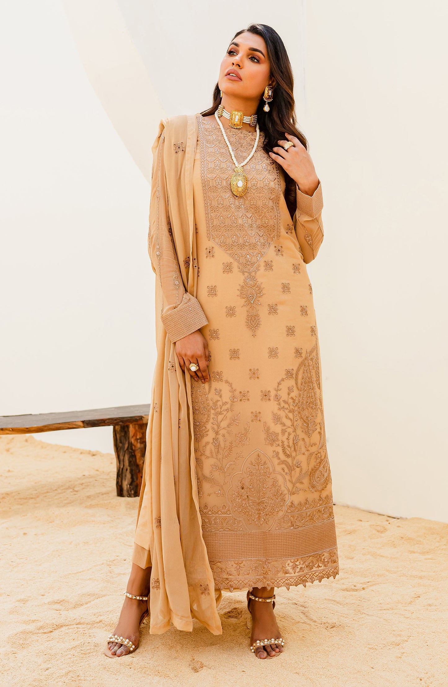 Luxury Chiffon Collection -DESERT DUST (QS23-501)