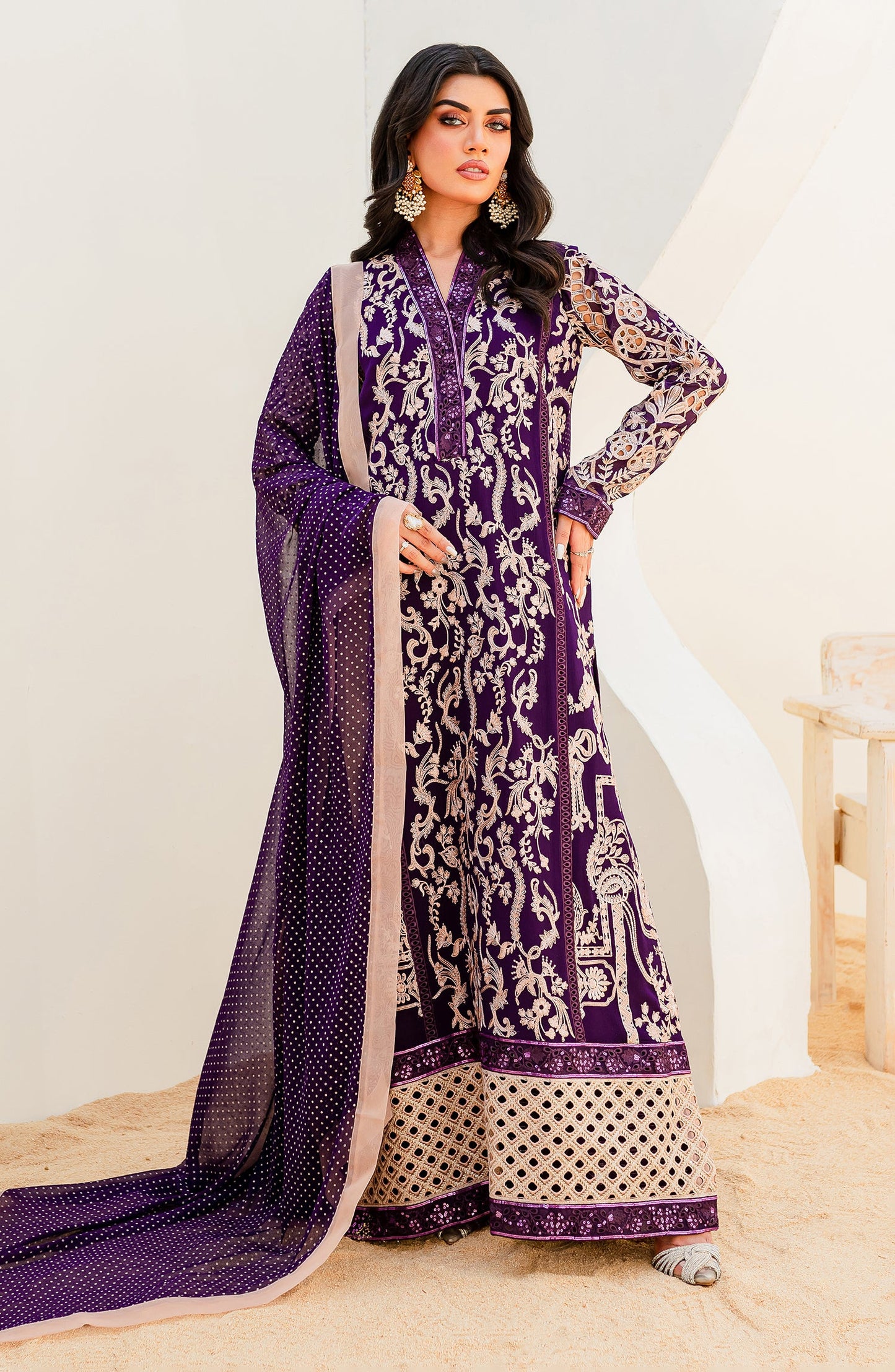 Luxury Chiffon Collection - PURPLE MAGIC (QS23-502)