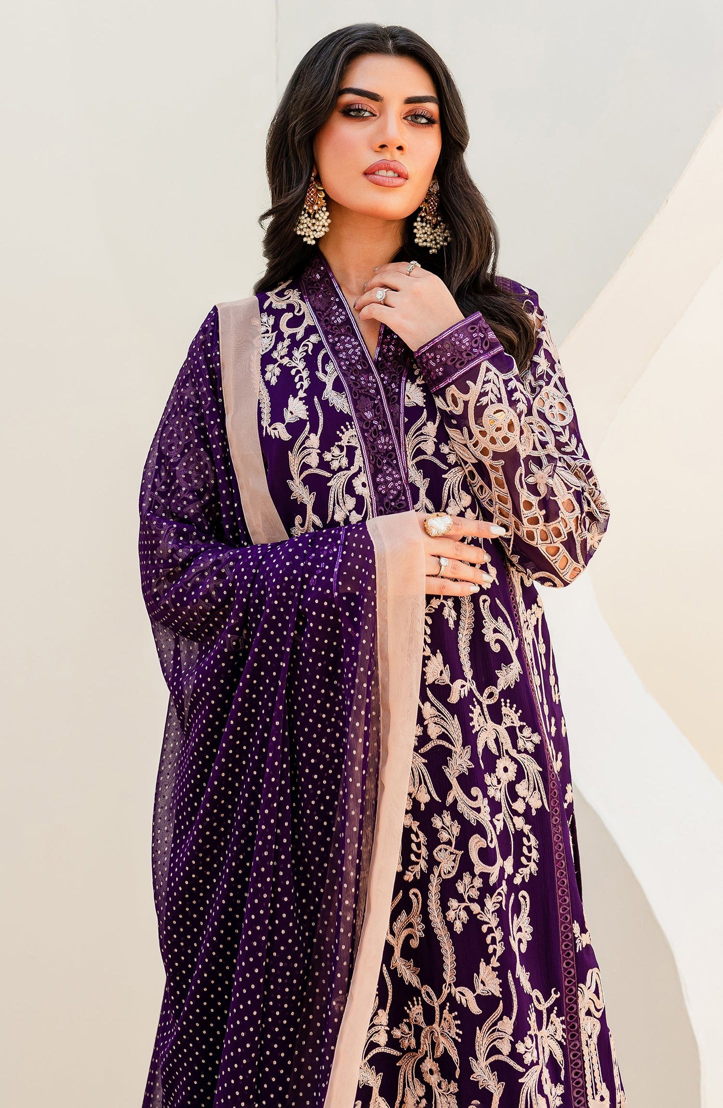 Luxury Chiffon Collection - PURPLE MAGIC (QS23-502)