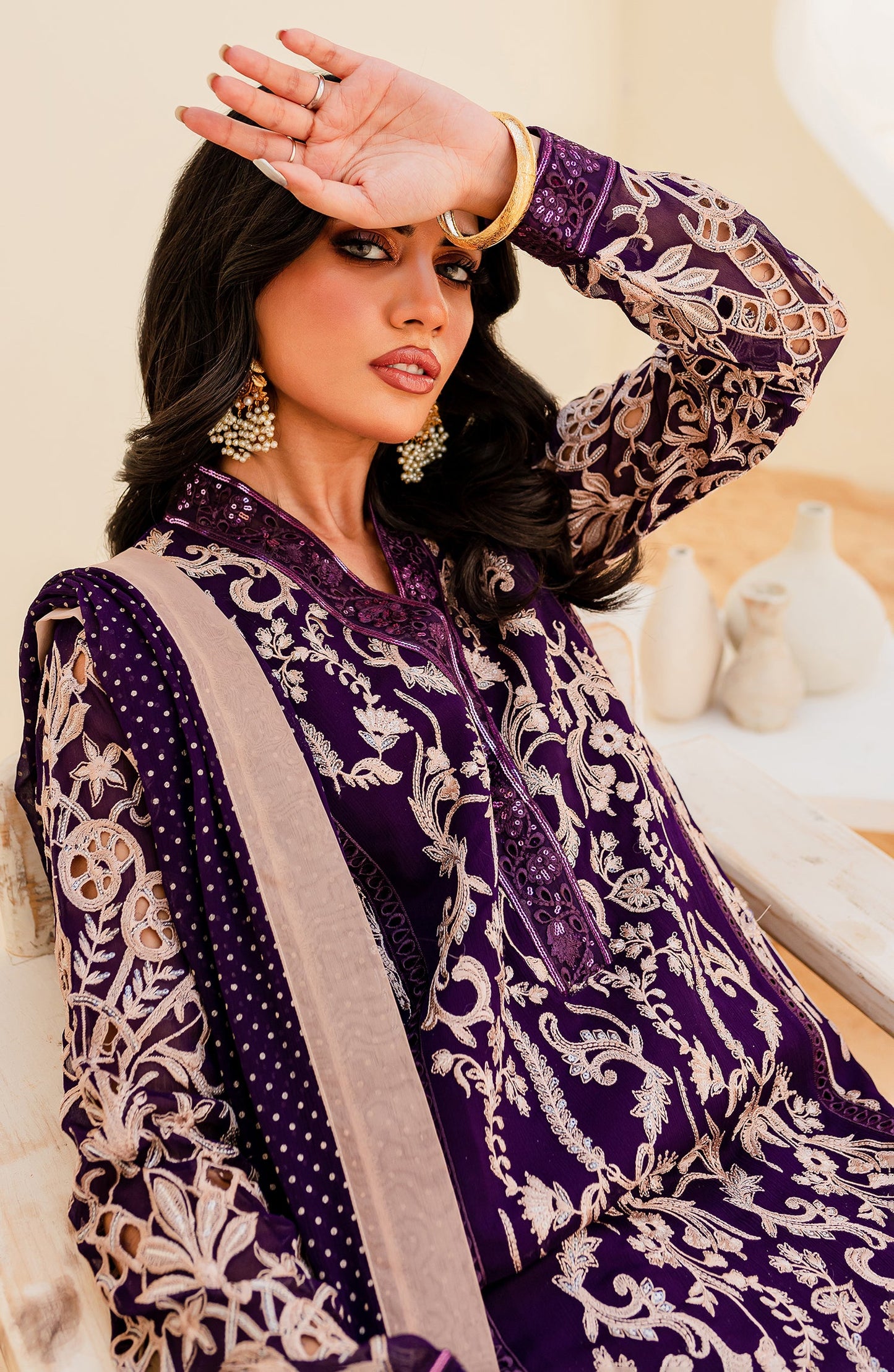 Luxury Chiffon Collection - PURPLE MAGIC (QS23-502)