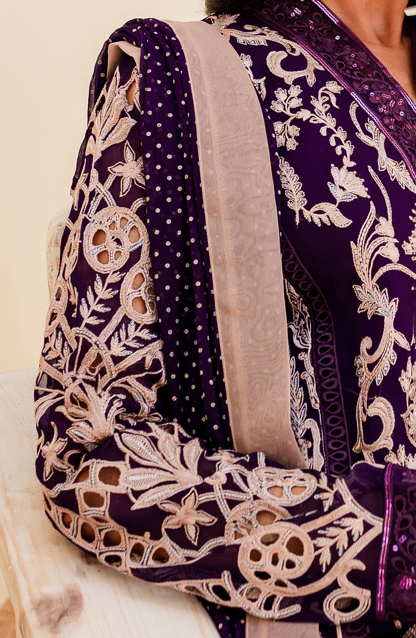 Luxury Chiffon Collection - PURPLE MAGIC (QS23-502)