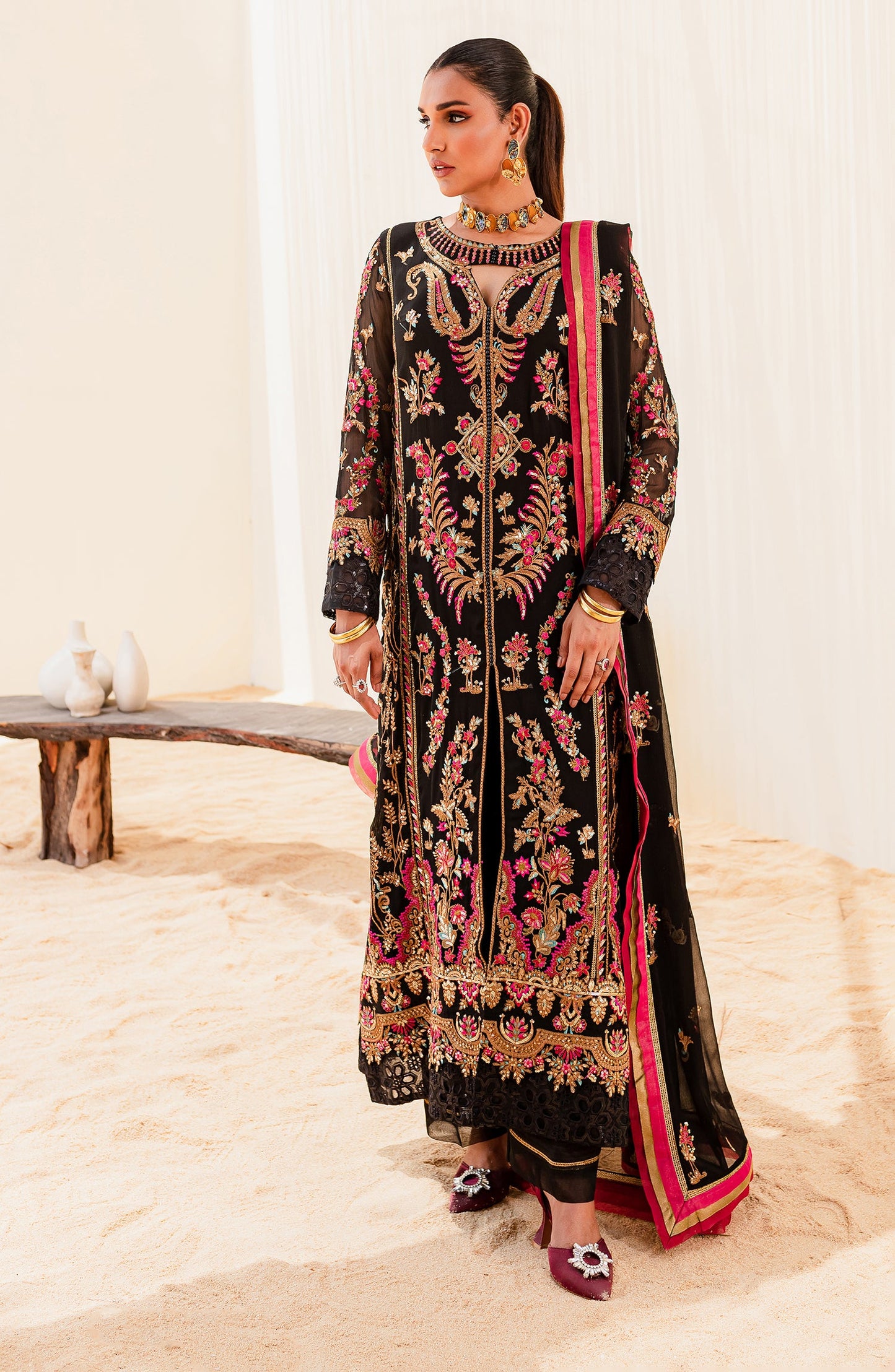 Luxury Chiffon Collection - BLACK IRIS (QS23-507)