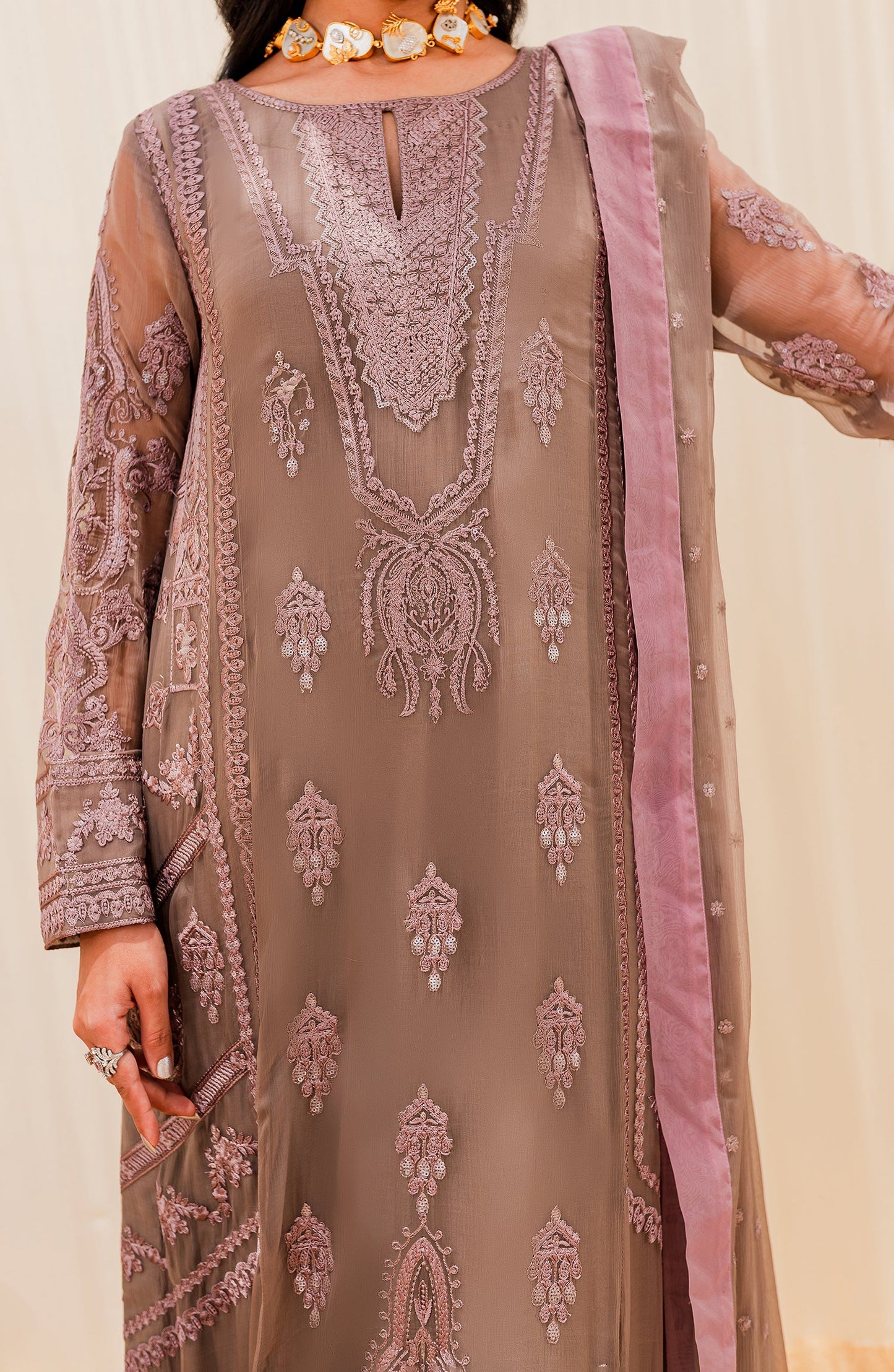 Luxury Chiffon Collection - WOODROSE (QS23-508)