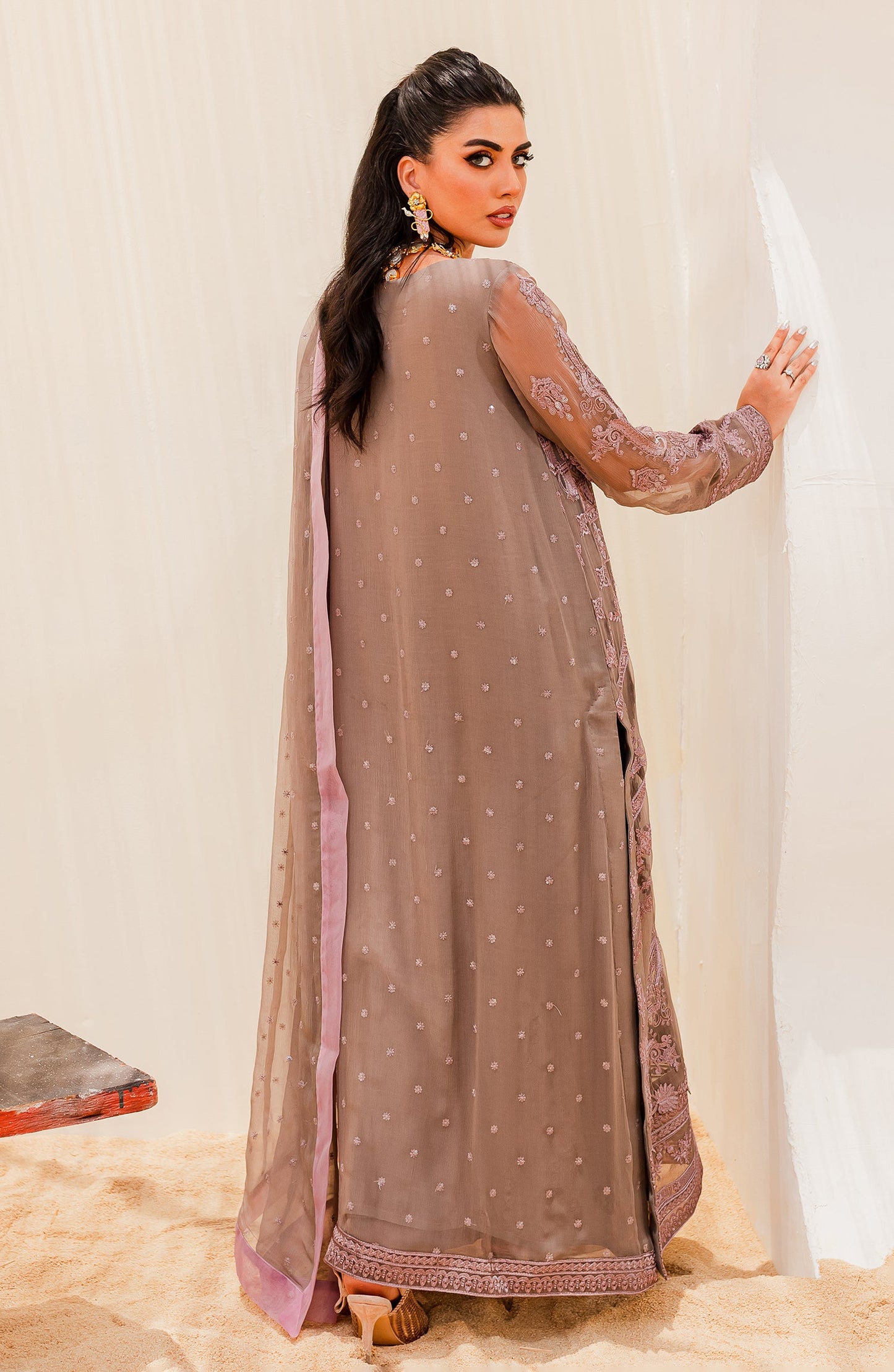 Luxury Chiffon Collection - WOODROSE (QS23-508)