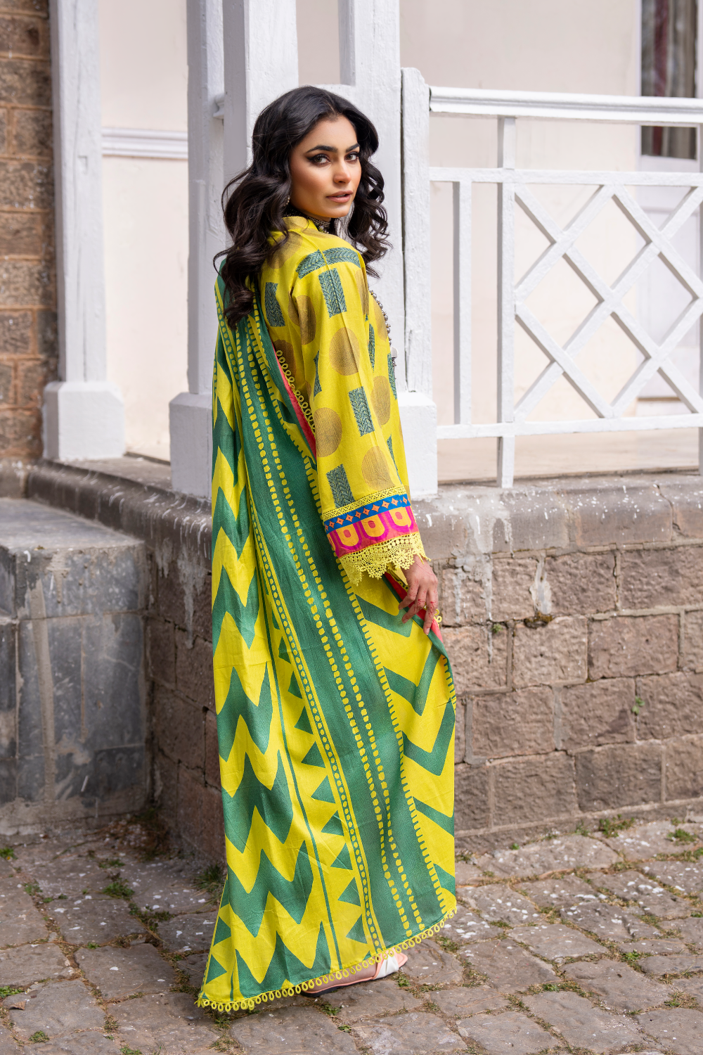 3 PC Unstitched | Printed Lawn Suit