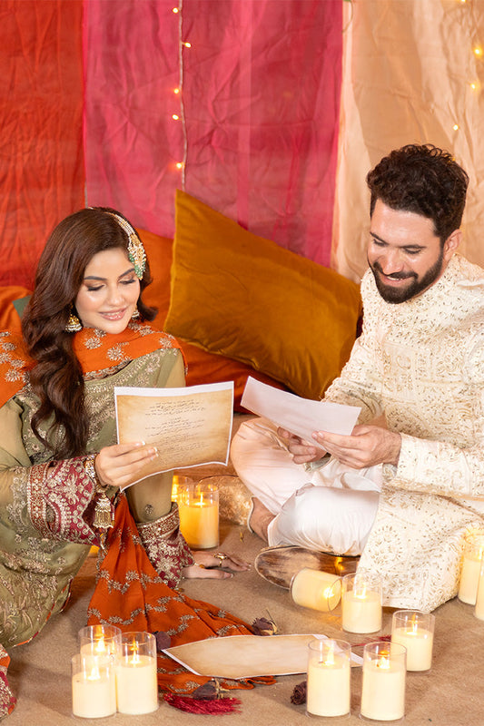 M-104 Noura - Shagun by Imrozia at #VogueClothingStudio