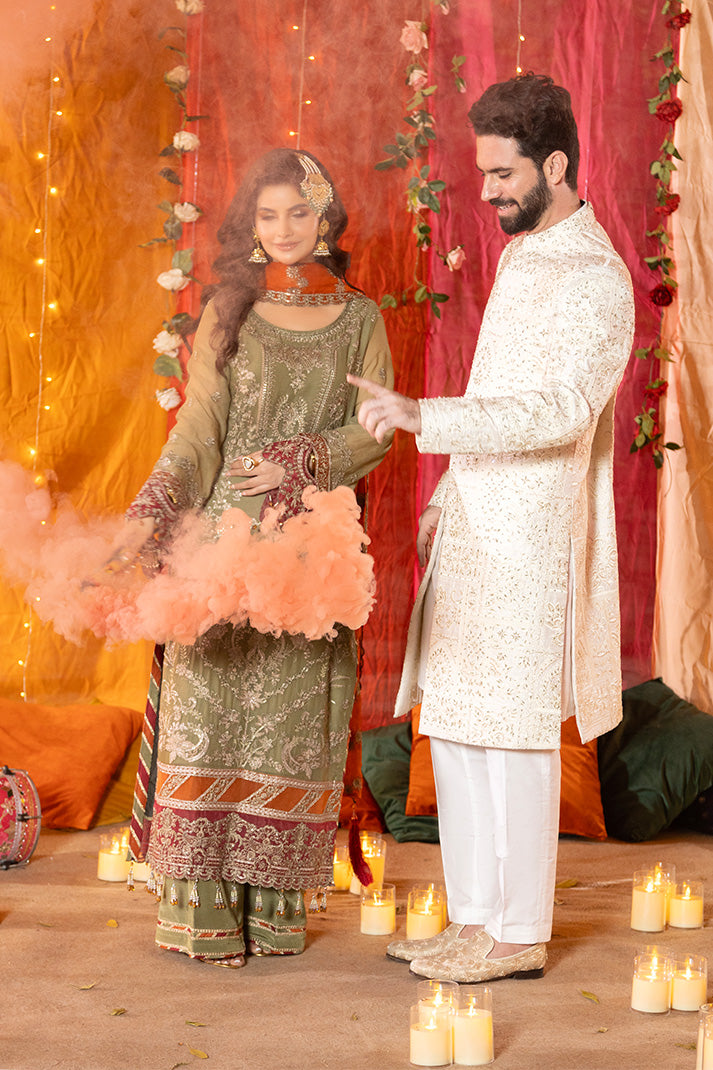 M-104 Noura - Shagun by Imrozia at #VogueClothingStudio