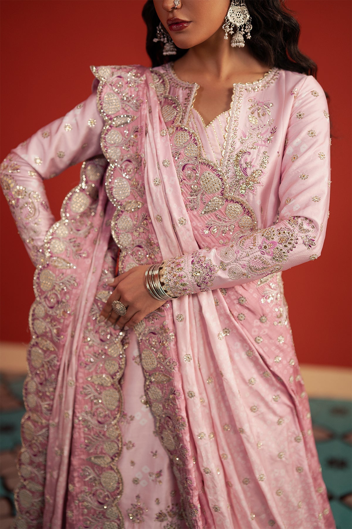 1108-Sufiya-DIVANI The Silk Edit. '25 by Afrozeh at #VogueClothingStudio