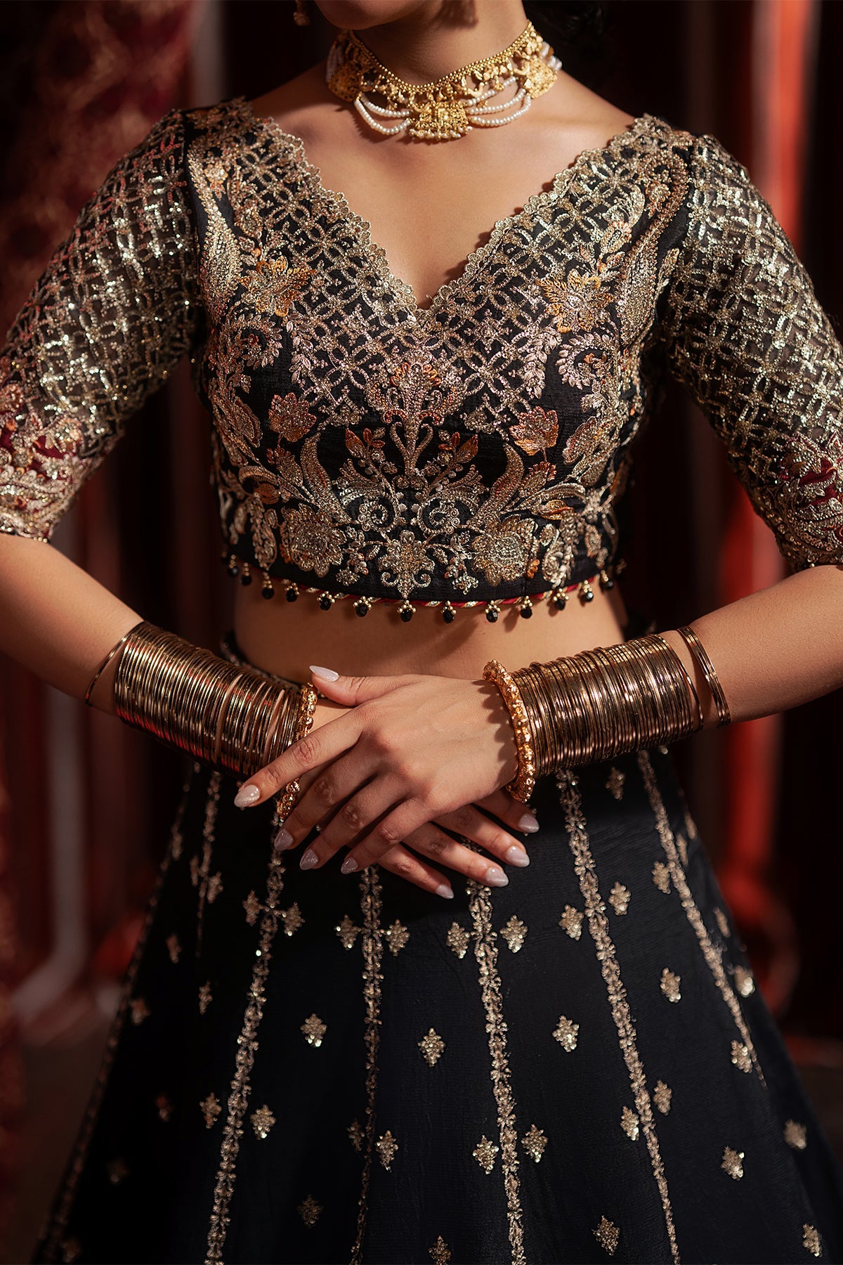 1107-Gulraiz-DIVANI The Silk Edit. '25 by Afrozeh at #VogueClothingStudio