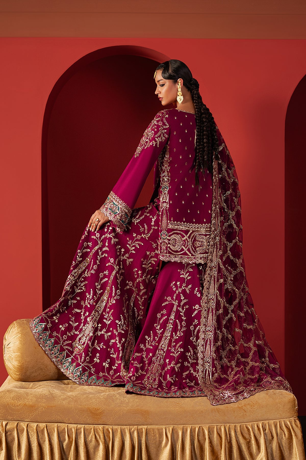 1109-Shamal-DIVANI The Silk Edit. '25 by Afrozeh at #VogueClothingStudio