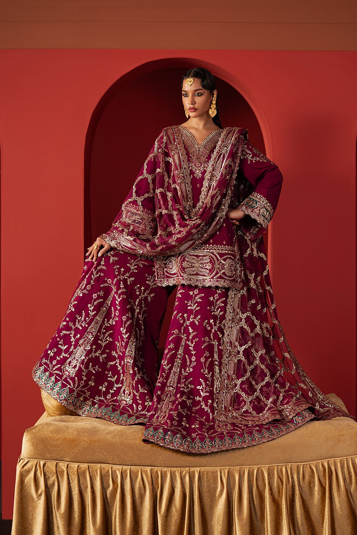 1109-Shamal-DIVANI The Silk Edit. '25 by Afrozeh at #VogueClothingStudio