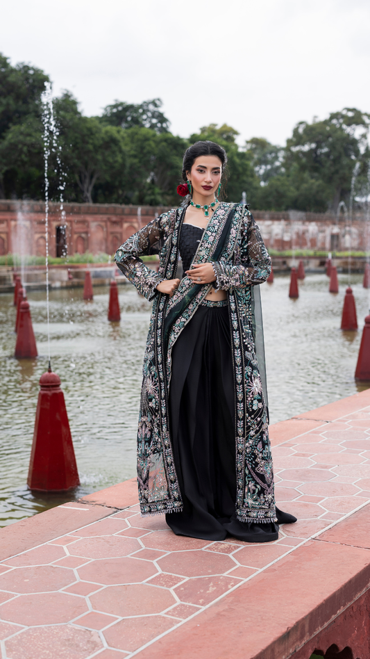 Noir- Ember Festive Collection by Aylin at #VogueClothingStudio
