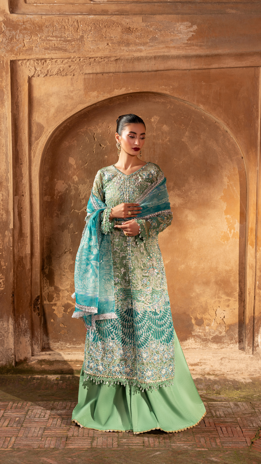 Ocean Bloom- Ember Festive Collection by Aylin at #VogueClothingStudio