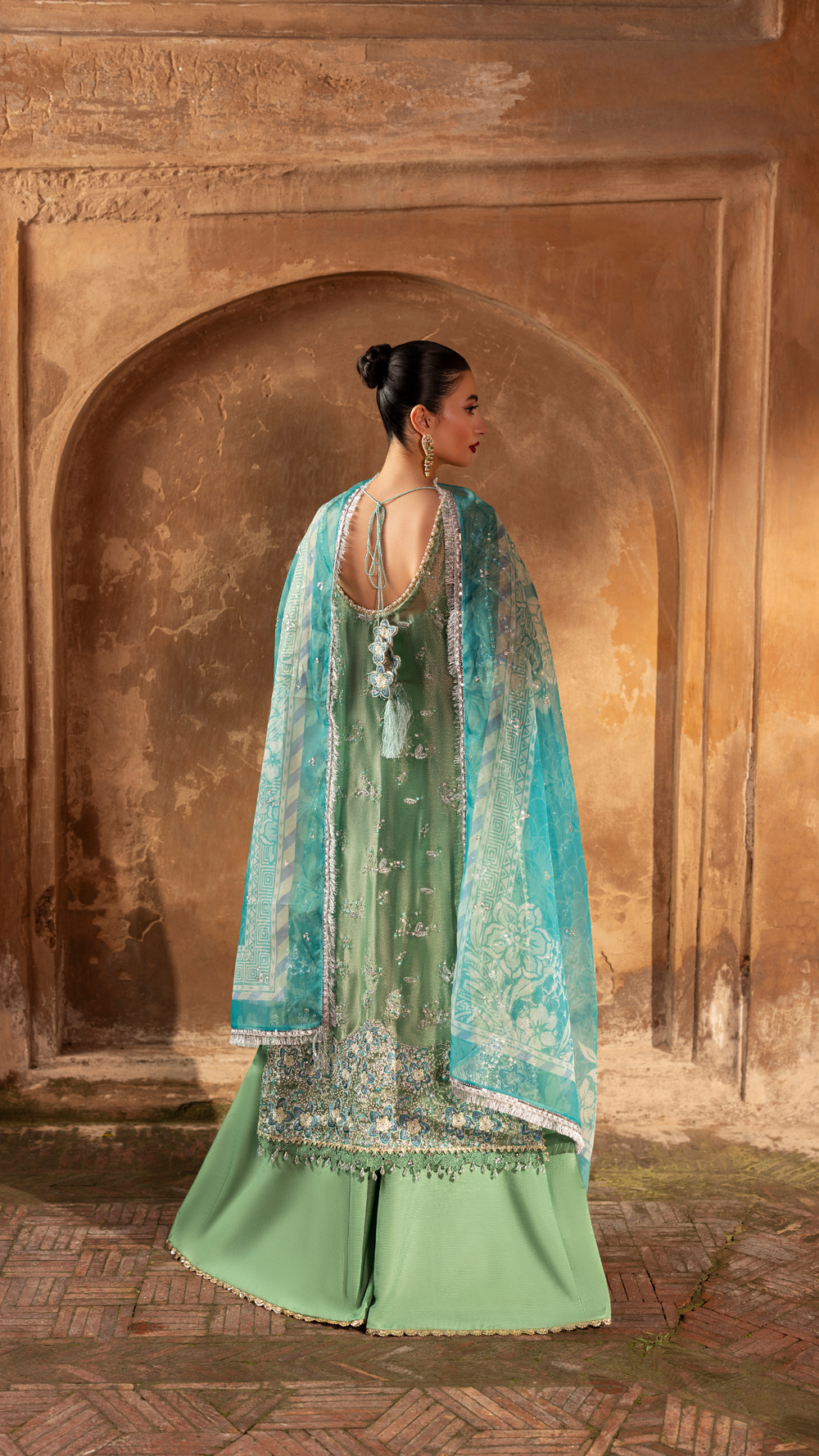 Ocean Bloom- Ember Festive Collection by Aylin at #VogueClothingStudio