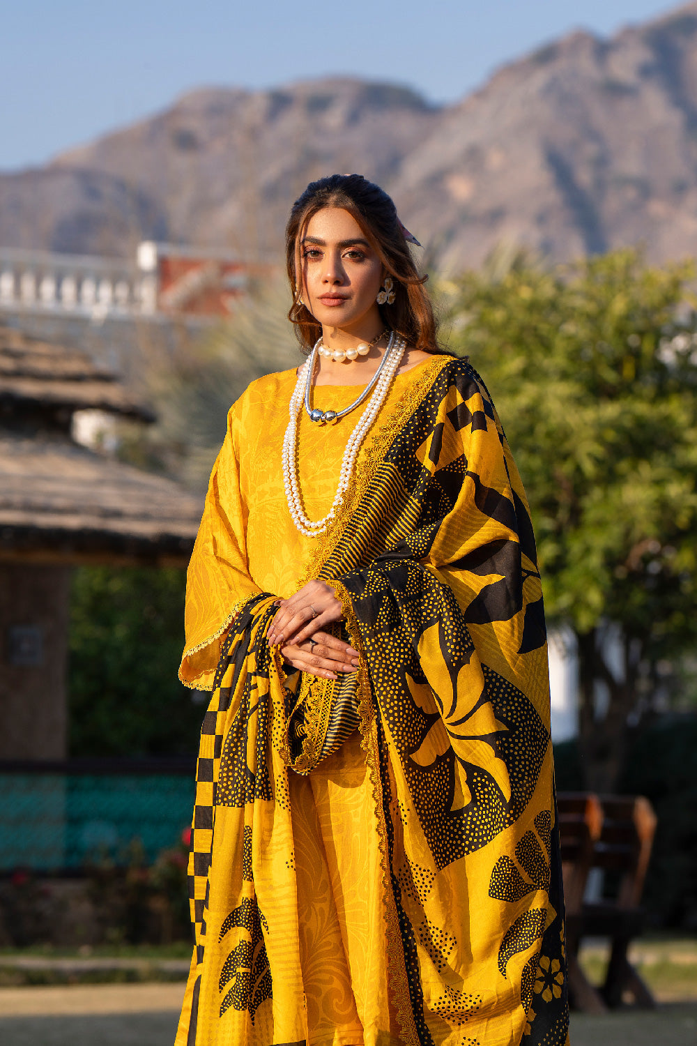 3PC Unstitched | Printed Lawn Suit