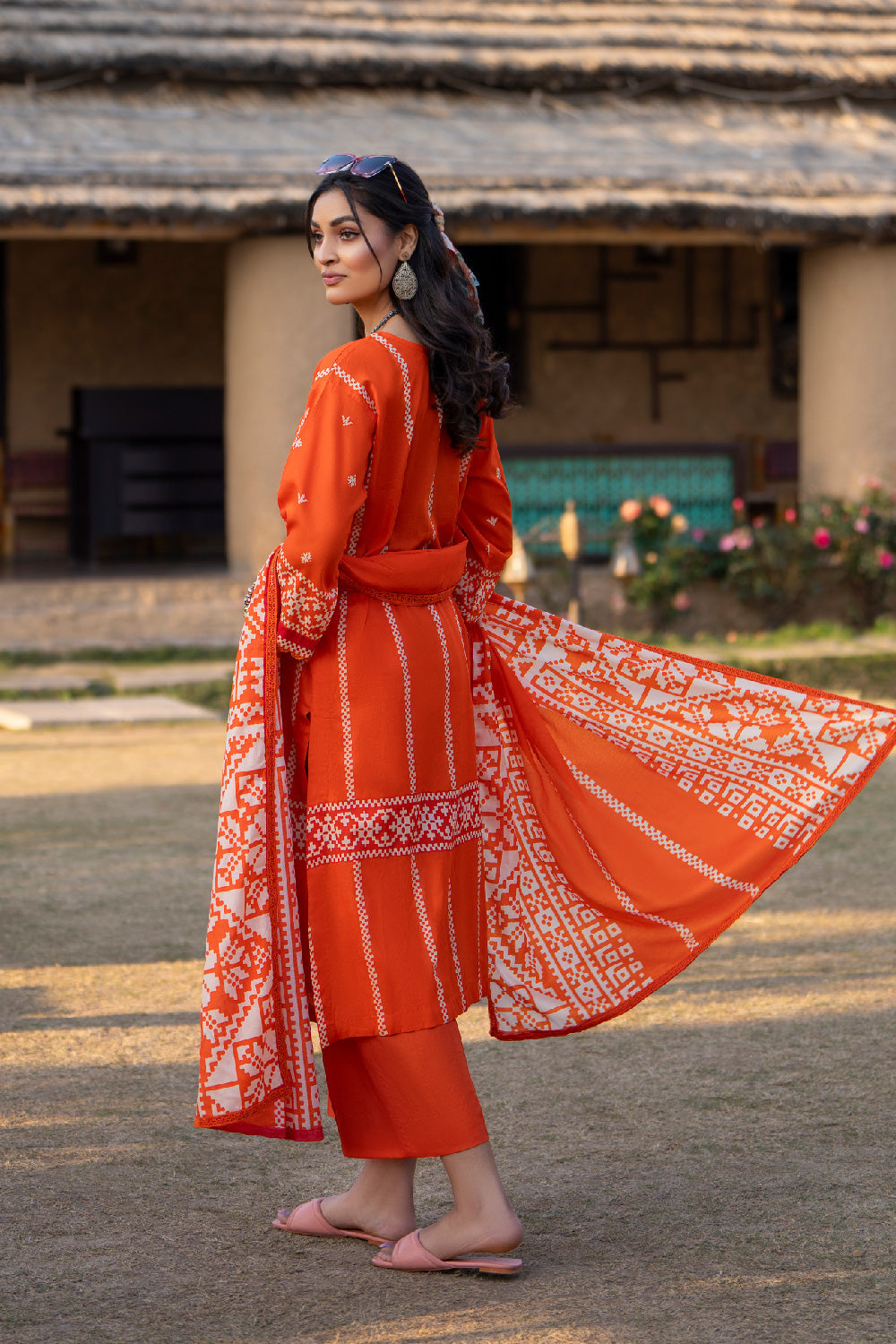 3PC Unstitched | Printed Lawn Suit