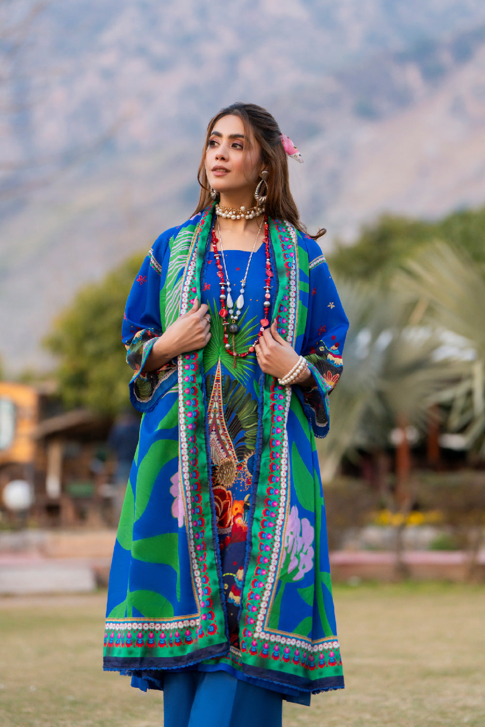 3PC Unstitched | Printed Lawn Suit