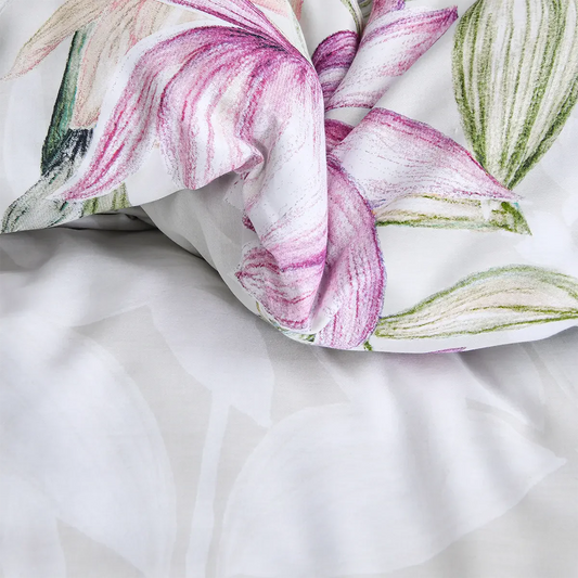 BED SET FLORAL SERENITY - KING PRINTED RANGE 180 TC HOMBEDCLU 