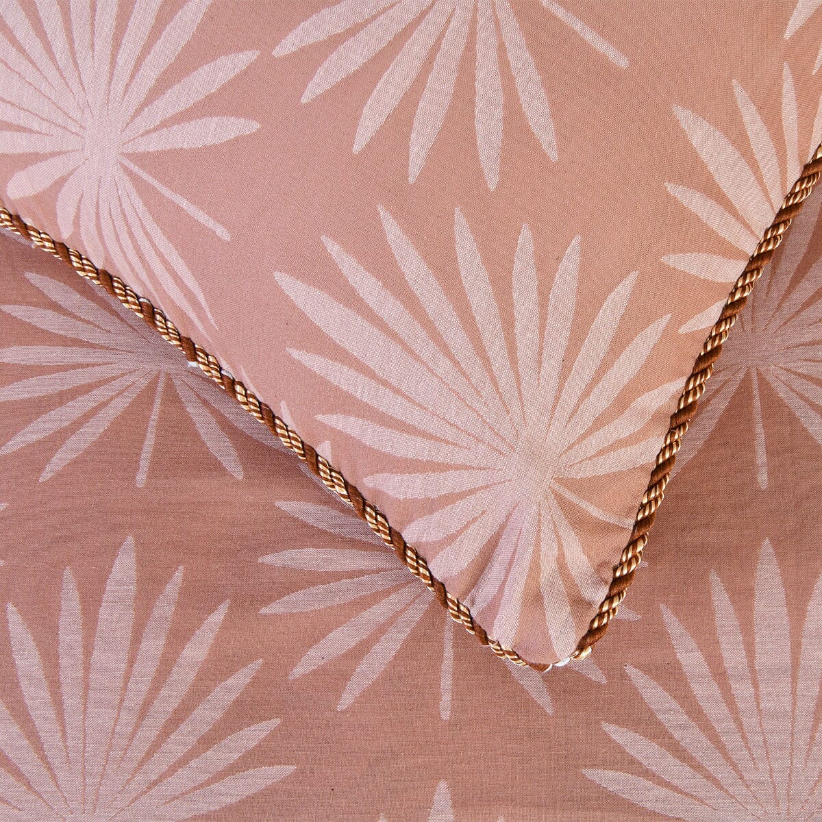 BED SET PLAM LEAVES-KING Home Collection 2021 HOMBEDCLU 