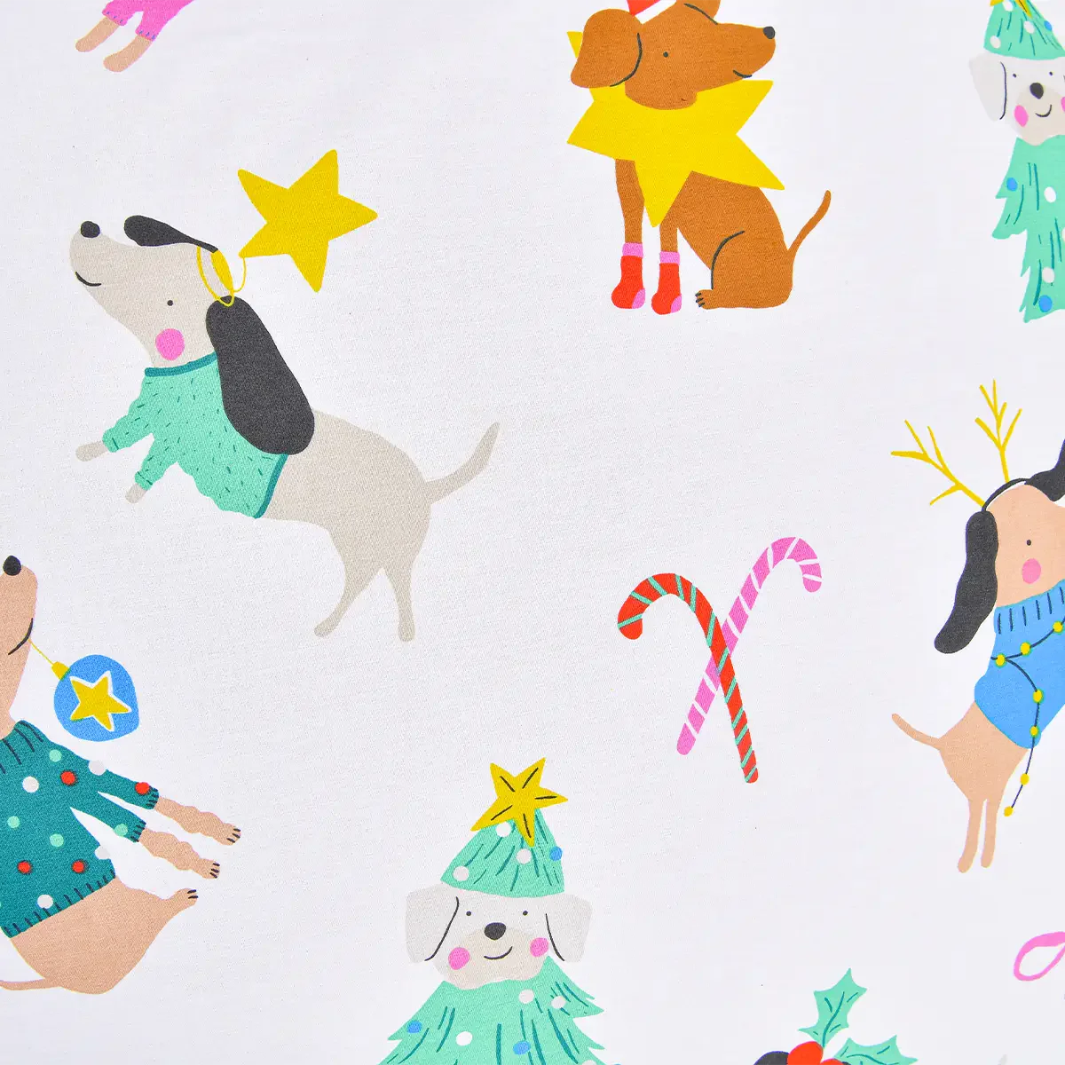 BED SET SANTA'S SIDEKICK POINTER - KING Home Collection 2021 HOMBEDCLU 