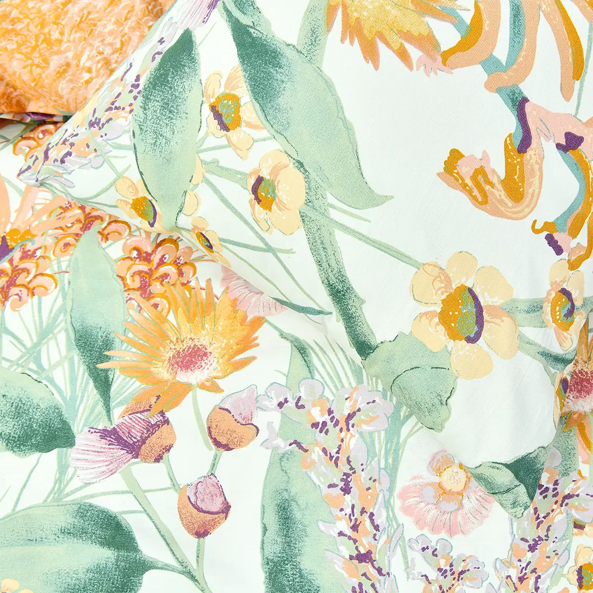 BED SET TRANQUIL BLOOM - KING PRINTED RANGE 180 TC HOMBEDCLU 