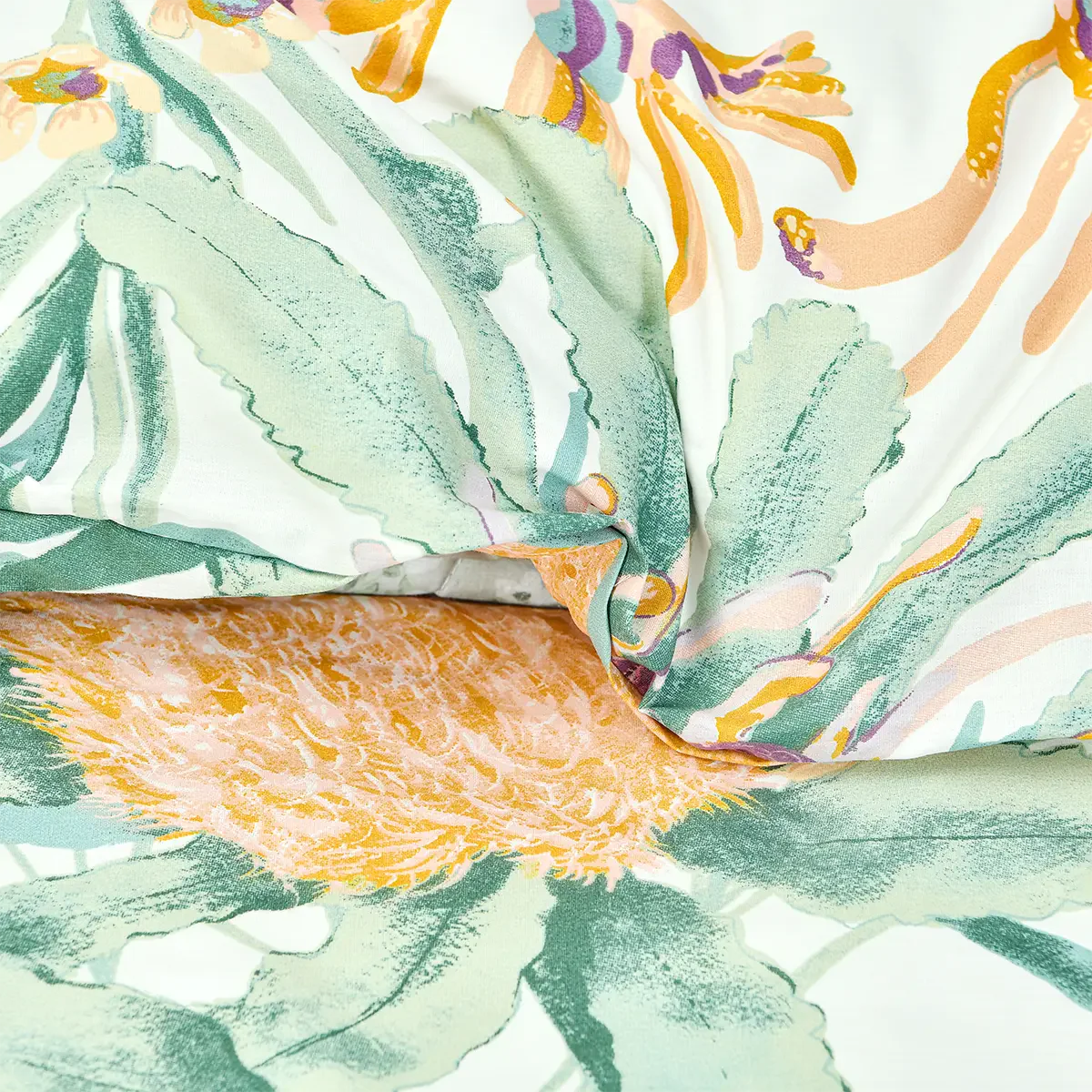 BED SET TRANQUIL BLOOM - KING PRINTED RANGE 180 TC HOMBEDCLU 